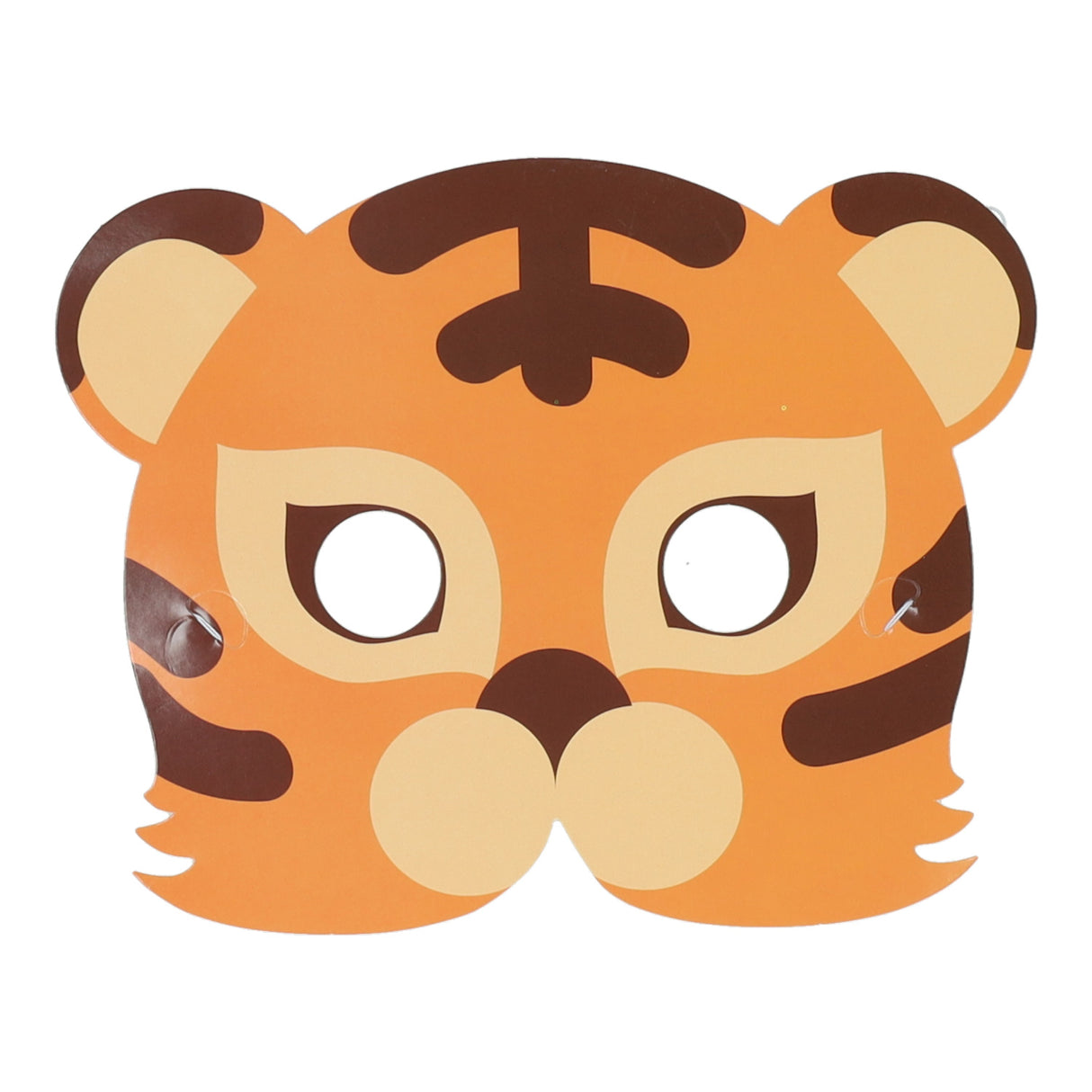 Ensemble de papier masque jungle, 8 pcs.
