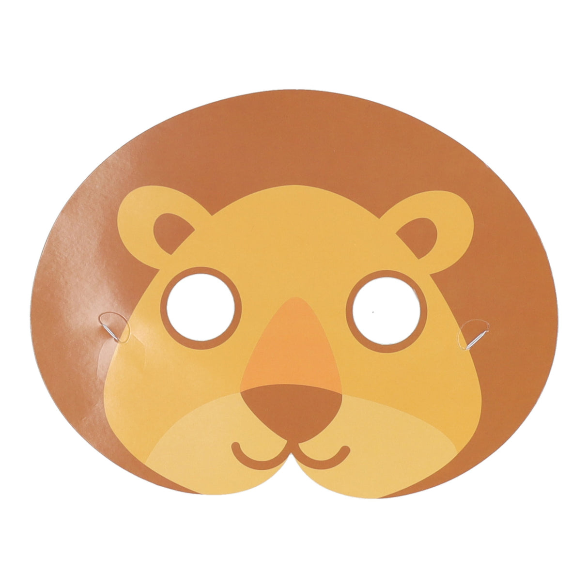 Ensemble de papier masque jungle, 8 pcs.