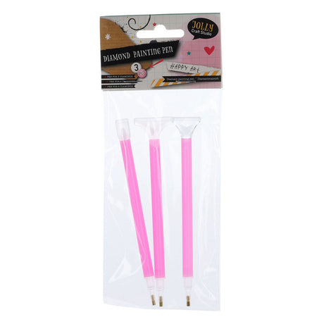 Ensemble de stylos pour peinture diamant, 3 pcs.