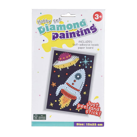 Ensemble d'artisanat sur le thème de la peinture au diamant