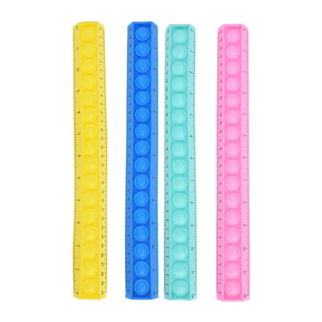Règle Pop it en silicone, 31 cm
