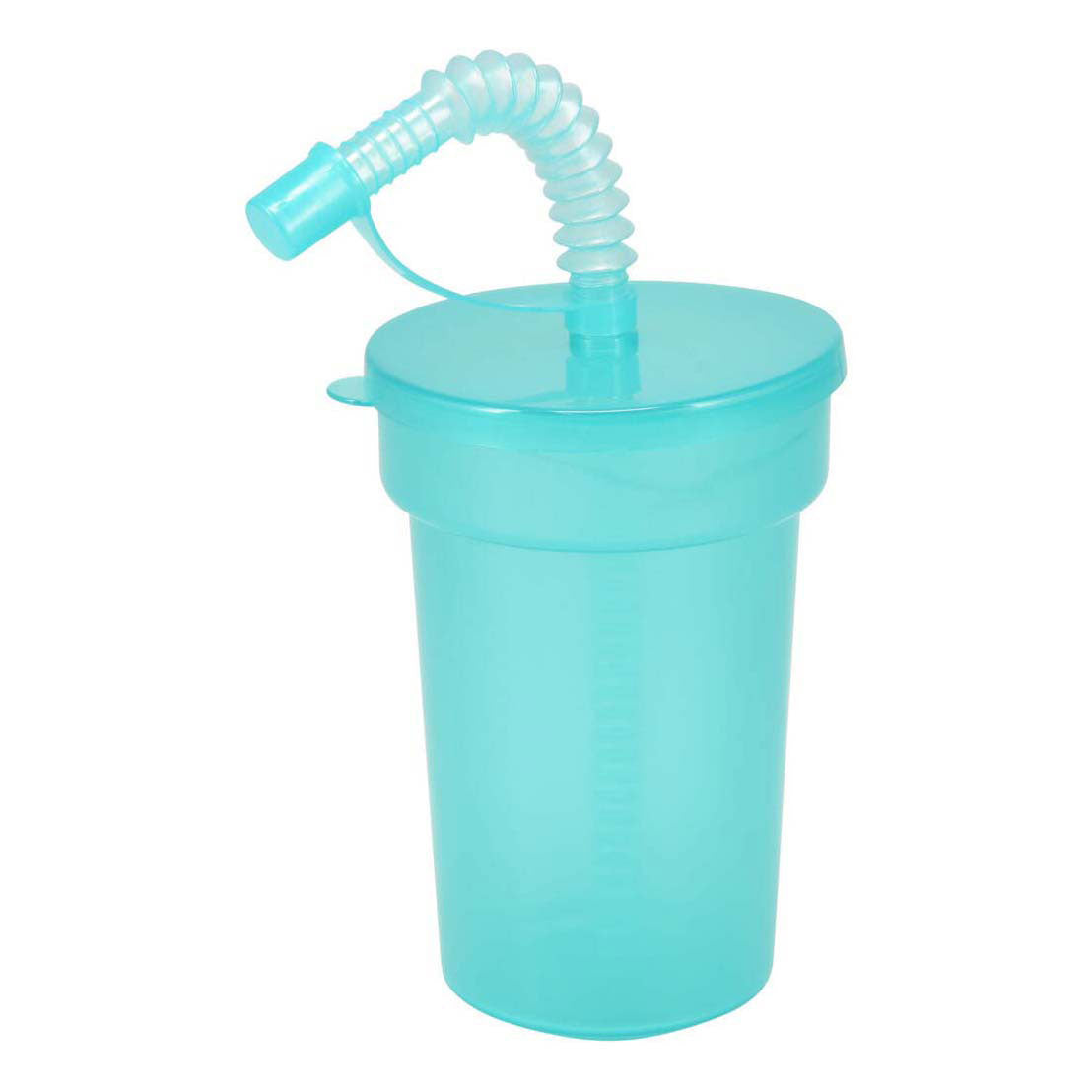 Koopman gobelets colorés jouet avec paille - lot de 6 gobelets en plastique.