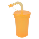 Koopman gobelets colorés jouet avec paille - lot de 6 gobelets en plastique.