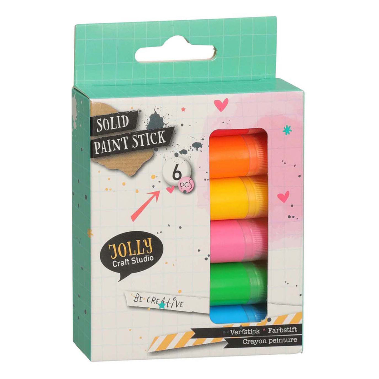 Jeu de bâtons de peinture - 6 pcs.