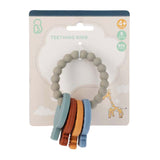 Porte-clés anneau de dentition en silicone