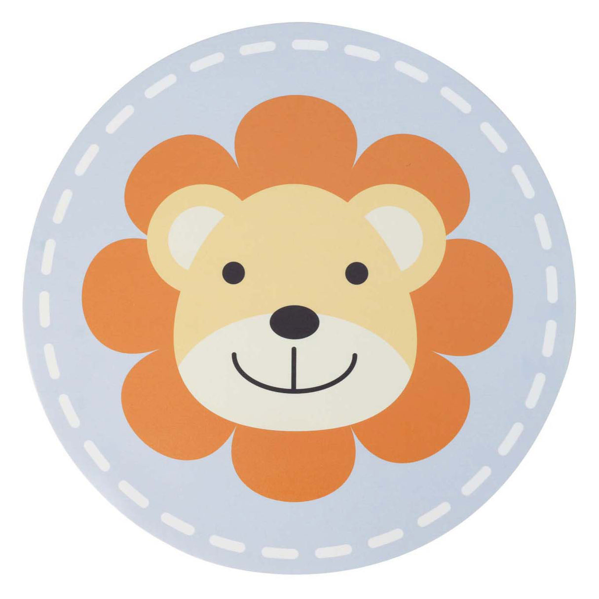 Sets de table ronds animaux, lot de 12, 38 cm