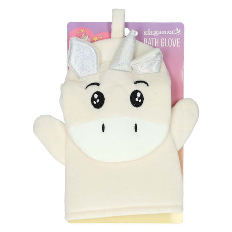 Gant de toilette licorne