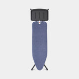 Brabantia planche à repasser b, 124x38cm bleu jean
