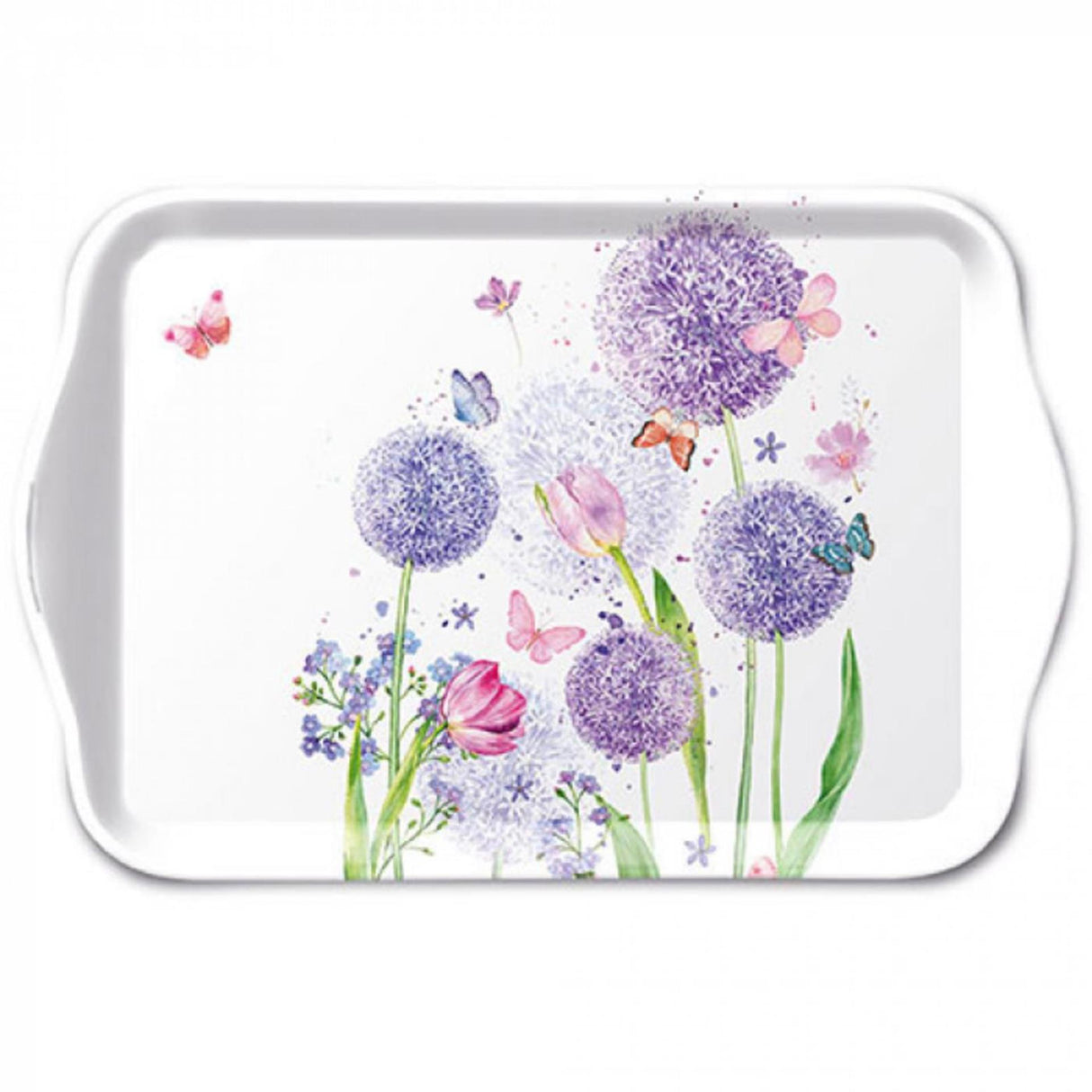 Plateau Ambiente beauté fleur 13x21cm