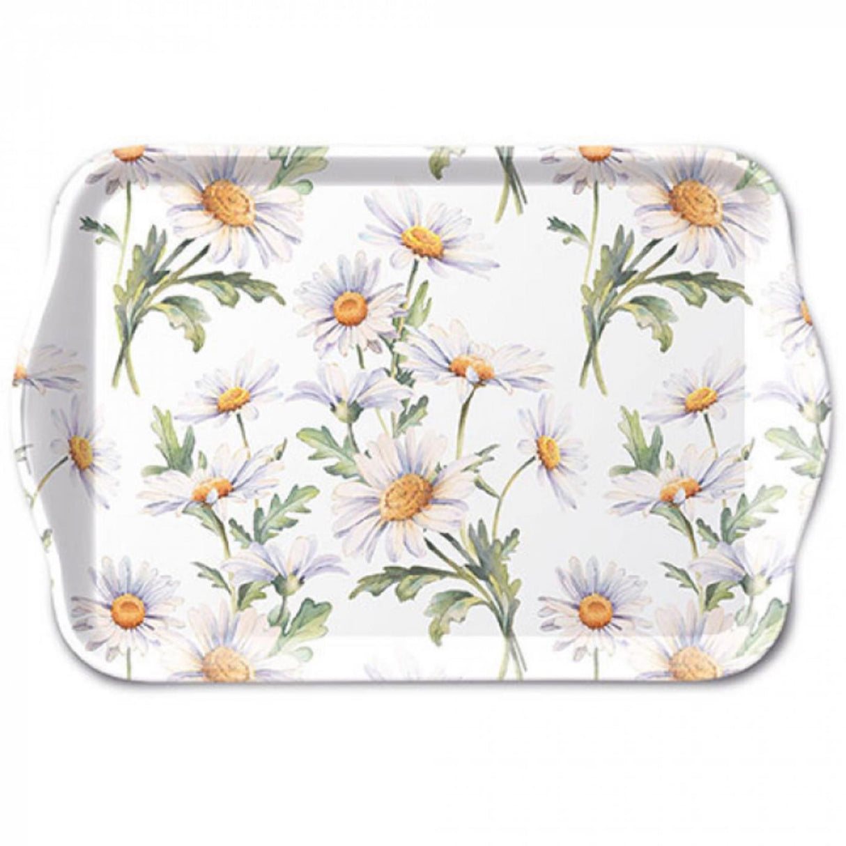 Plateau Ambiente belles marguerites 13x21cm