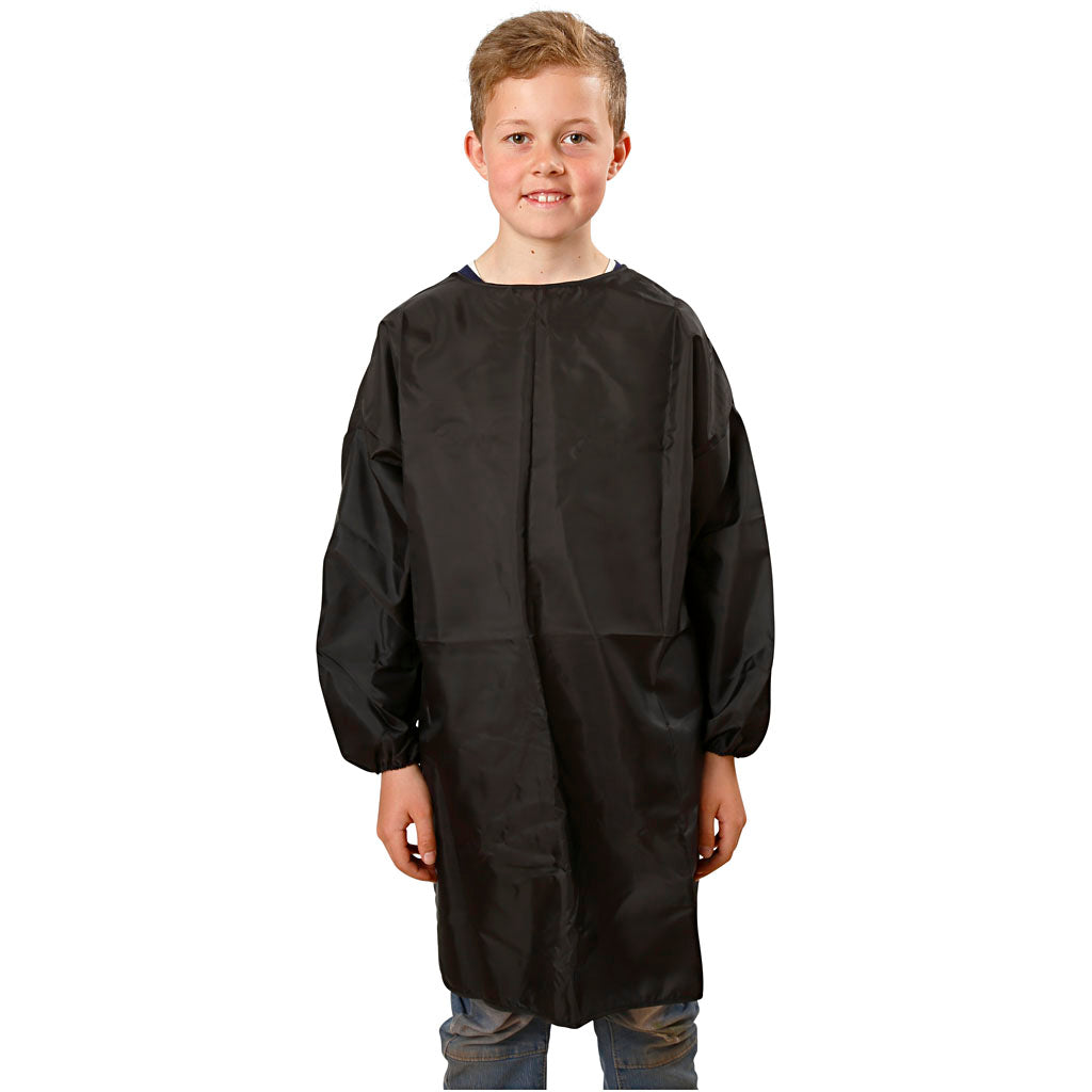 Manteau de peintre, L: 81 cm, taille 7-12 ans, noir, 1 pièce