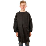 Manteau de peintre, L: 81 cm, taille 7-12 ans, noir, 1 pièce