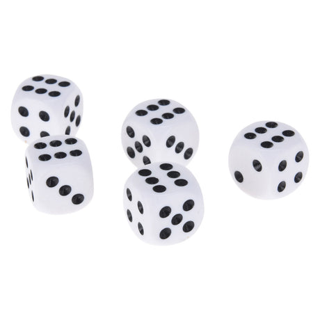 Dés, 5 pièces.
