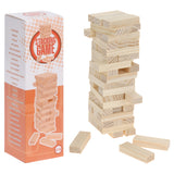 Stacking tower of wood