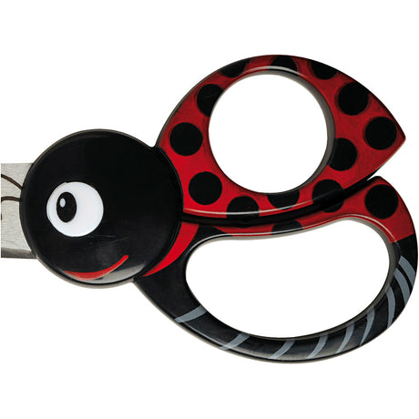 Creativ company fiskars ciseaux pour enfants avec motif animal, coccinelle, L : 13 cm, 1 pièce