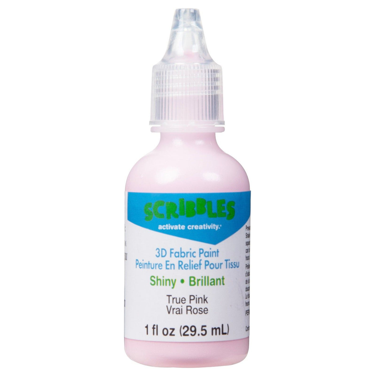 Scribbles • Peinture textile 3D brillante 29,5ml rose
