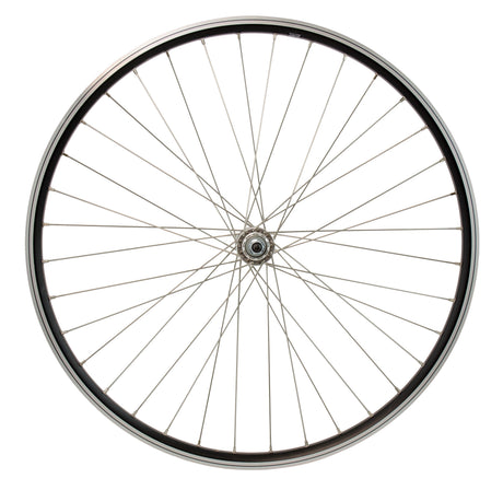 Cordo voorwiel 26 19-559 vaste as rvs spaken zwart
