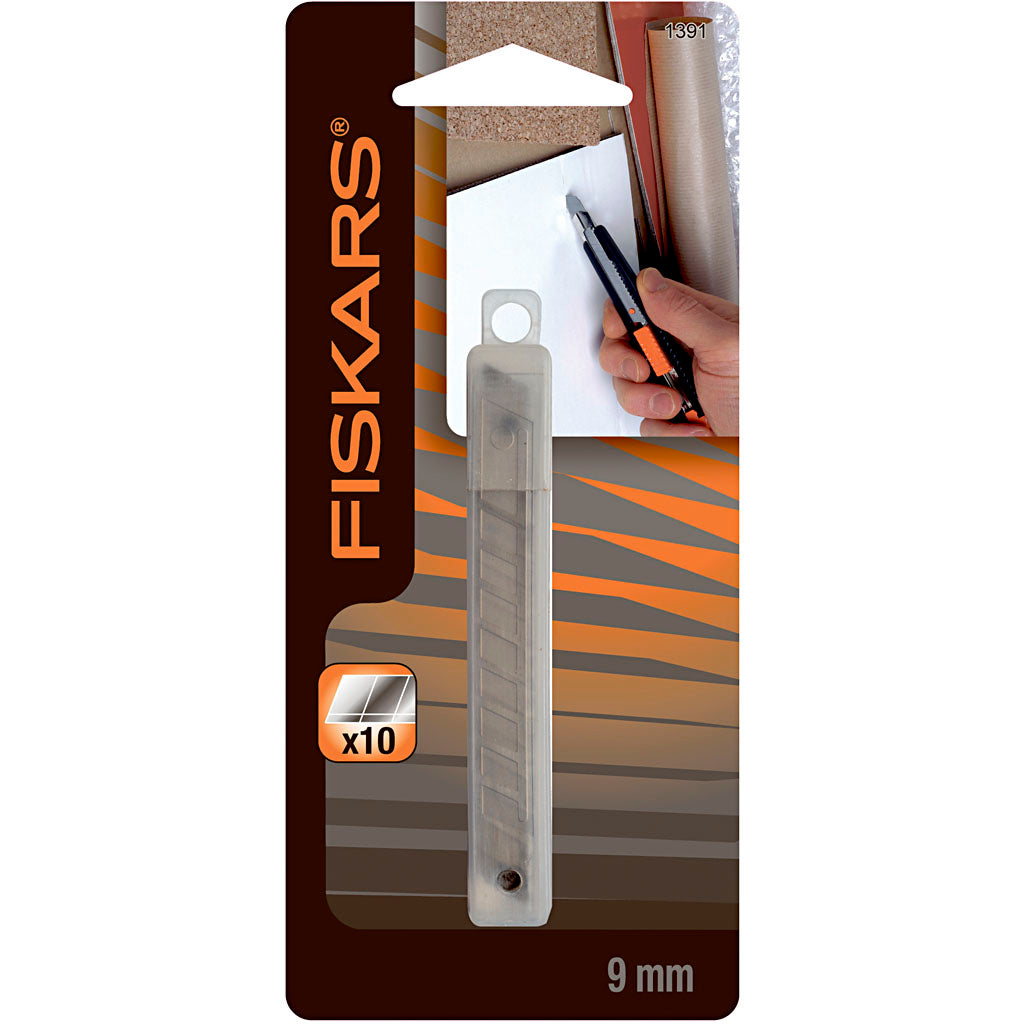 Lame de rechange Fiskars, l: 9 mm, 10 pièces 1 boîte