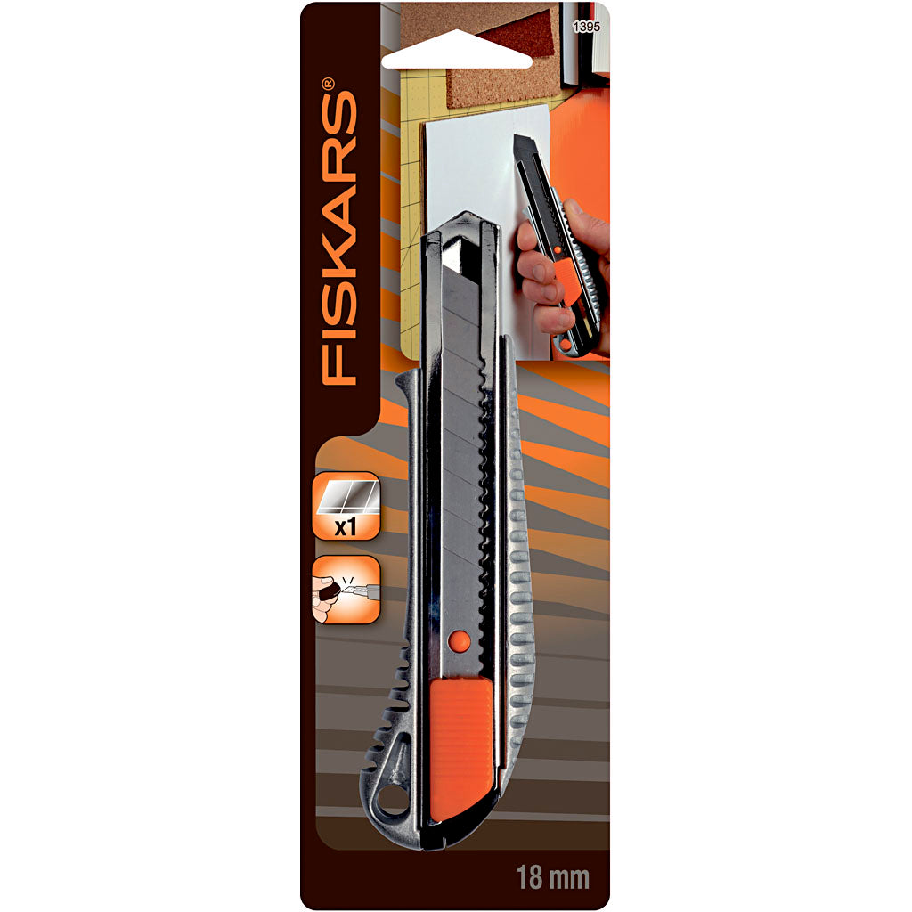 Couteau de loisir Fiskars, l: 18 mm, 1 pièce