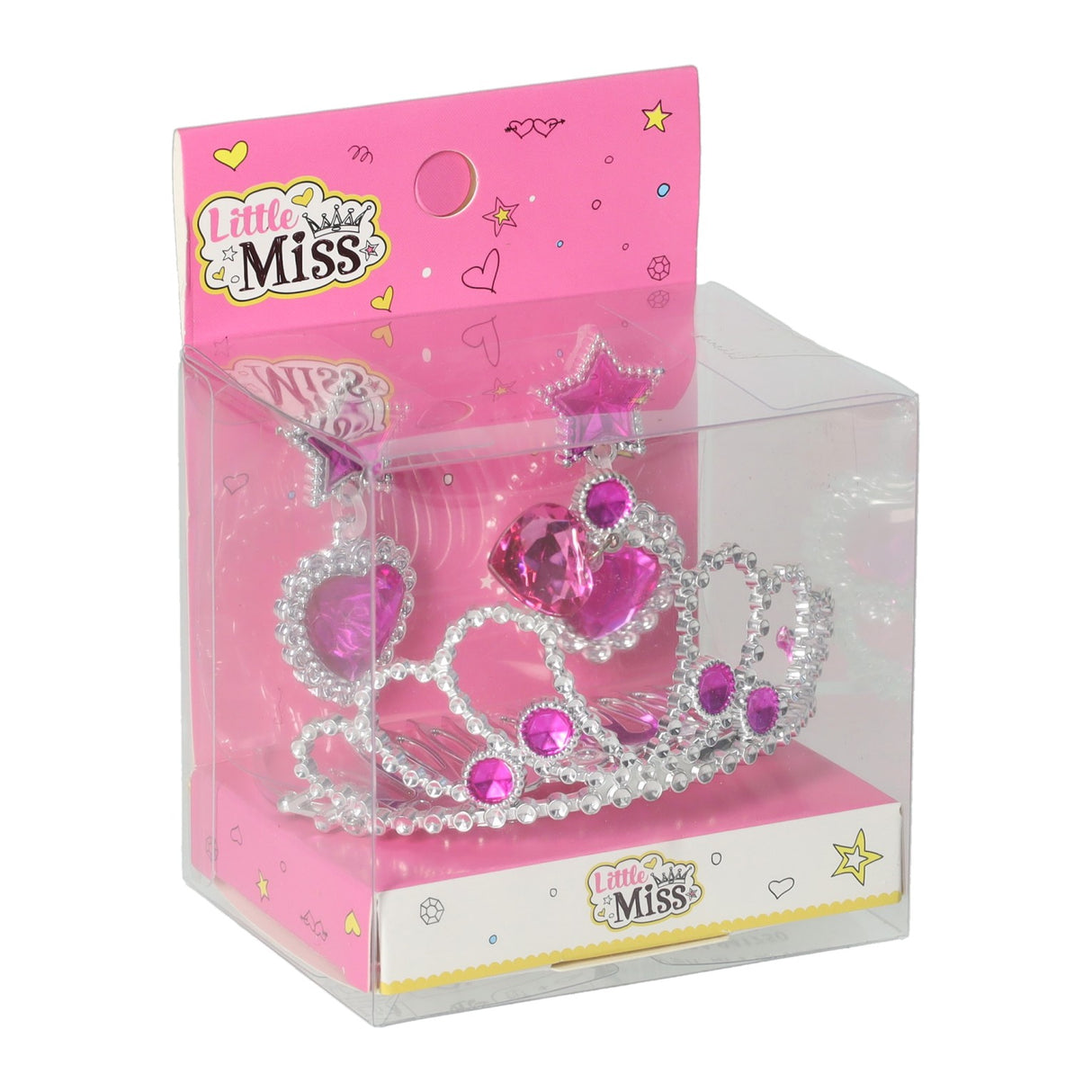 Prinsessen accessoireset tiara en oorbellen