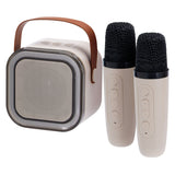 Draadloze karaokeset met speaker en 2 microfoons