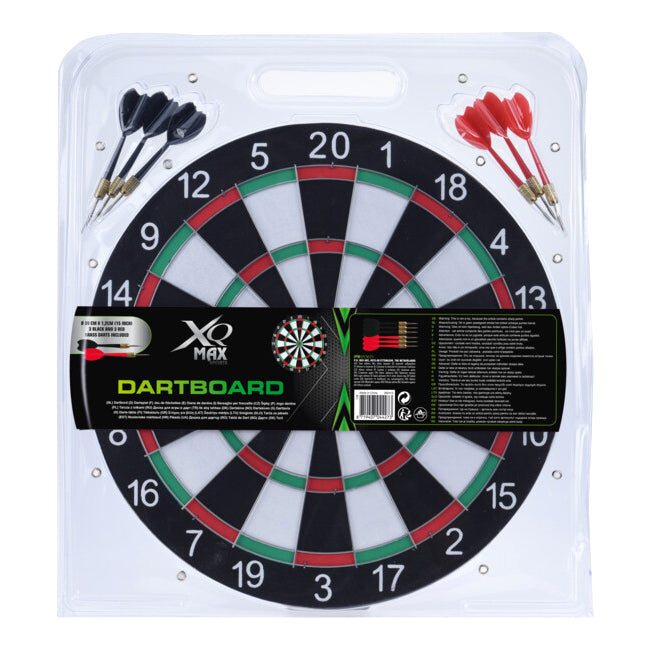 Dartboard with arrows