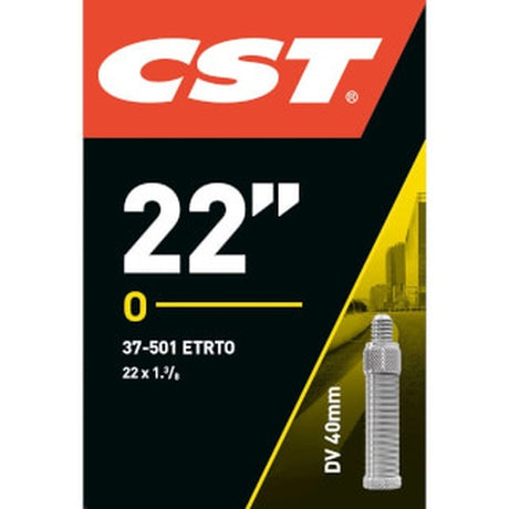 Tube intérieur CST 22 x 1,75 (47-457) DV 40 mm noir
