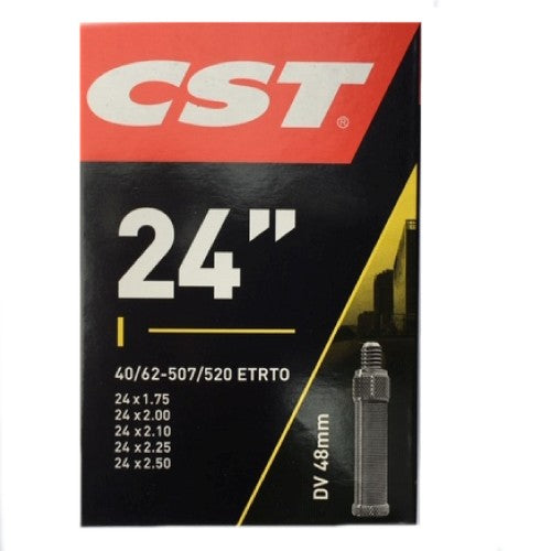 Chambres à air Cst 24x1,75 2,25 blitz valve longue 40mm = 47 62-507 520 dv 48mm 071003