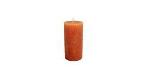 Kaars rustiek 140 70mm saffron