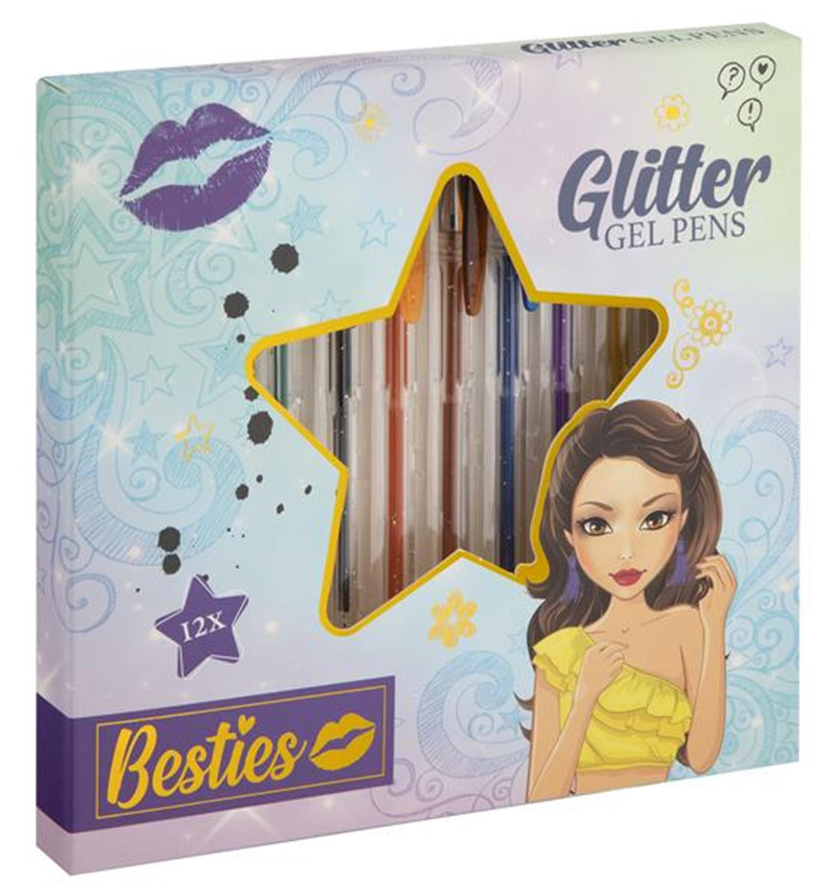Besties Glittergelpennen, 12e.