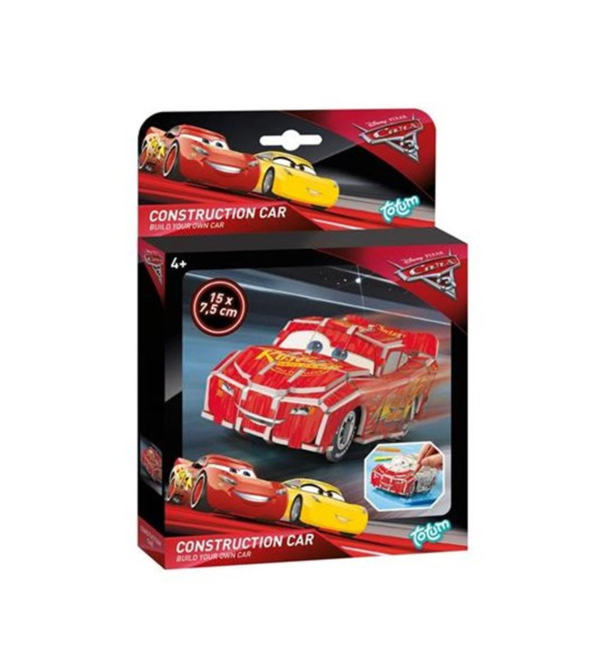 Totum Disney Cars Construction 3D McQueen