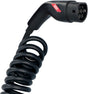 Carpoint câble de recharge spirale voiture électrique type2>2 32a 3ph 6 mètres
