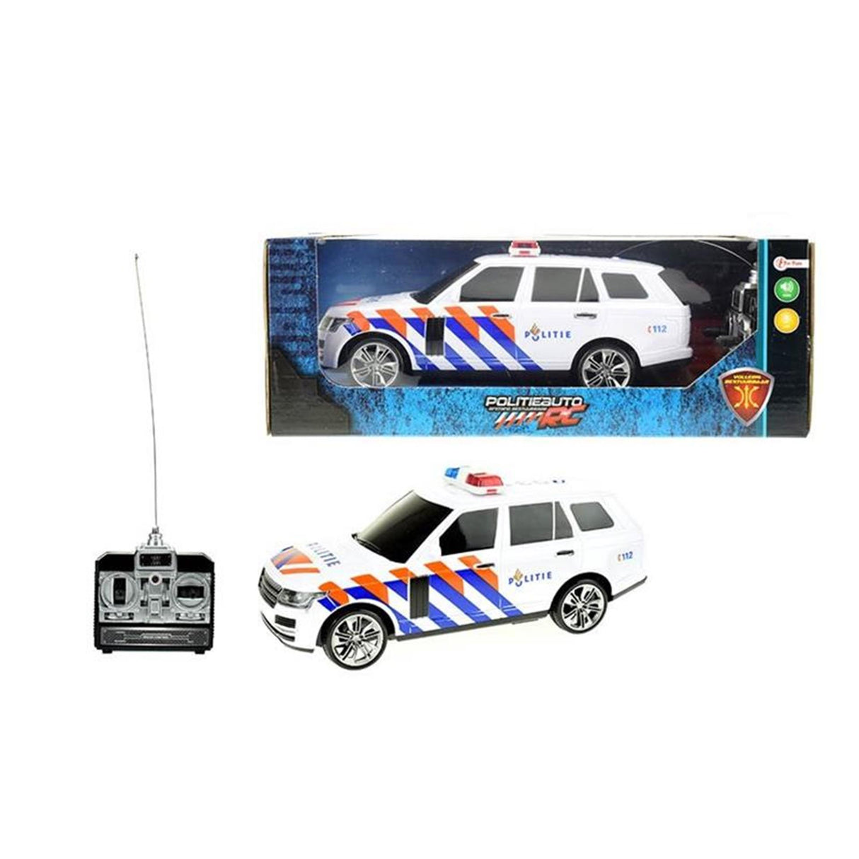 Toi-toys toi jouets voiture de police RC avec son léger