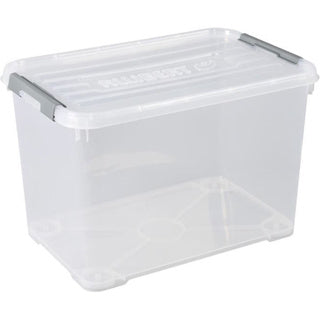 Curver maniable+ boîte de rangement à roulettes 65l