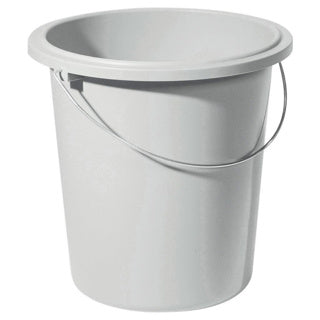 Seau Curver 10l gris clair