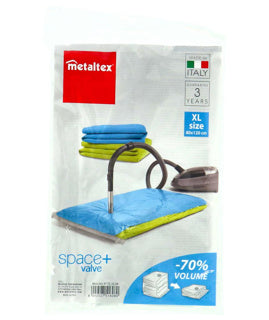 Sac sous vide Metaltex et valve hermétique xl 80x120 cm | 2 pièces