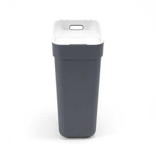 Curver poubelle prête à collecter 30l - gris foncé gris clair