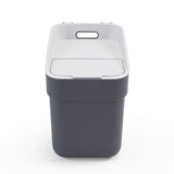 Poubelle prête à collecter Curver - 20 litres - gris foncé gris clair