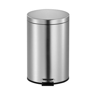 Poubelle à pédale Eko 3l classique inox mat