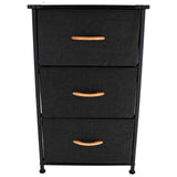 Armoire sans feu avec 3 tiroirs rabattables et structure en fer 45x30x73