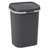 Poubelle Curver Mistral plate 25 litres anthracite