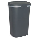 Curver mistral poubelle plate 50l anthracite