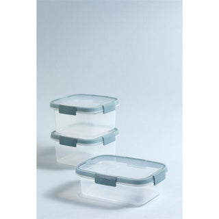 Curver boîte de conservation alimentaire smart fresh eco rectangulaire - 3,5l - bleu transparent