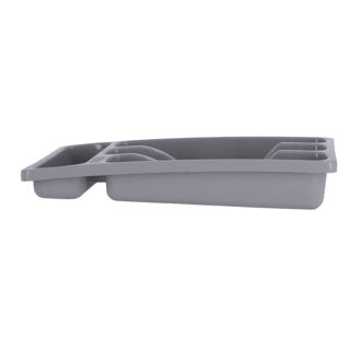 Range-couverts Curver 4 compartiments - 33x20x6 cm - gris clair