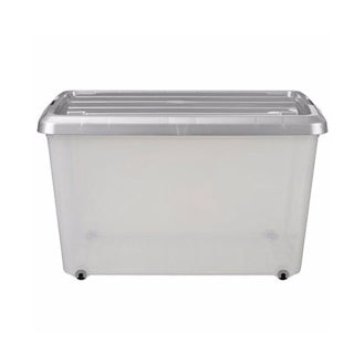 Coffre de rangement Iris 50 litres sur roulettes