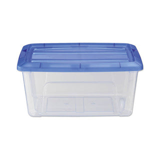 Top case Iris 15l 39x29x18,6 cm bleu | 2 pièces