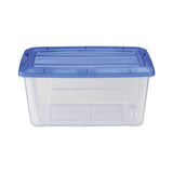 Top case Iris 15l 39x29x18,6 cm bleu | 2 pièces