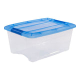 Top case Iris 15l 39x29x18,6 cm bleu | 2 pièces