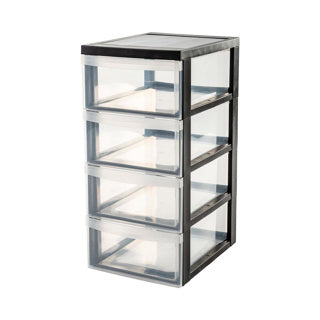Commode Iris 4x11l 39x29x61,6 cm avec roulettes