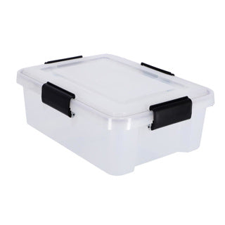 Boîte hermétique Iris 10l transparente 30x40x15 cm | 3 pièces